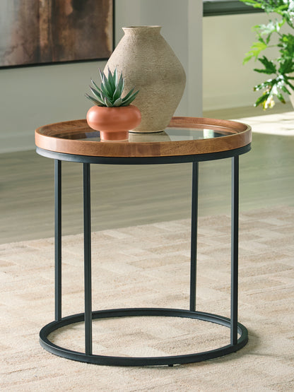 Cape Furniture Outlet - Ashley Furniture - Noraluna End Table - Round End Table - T502-6