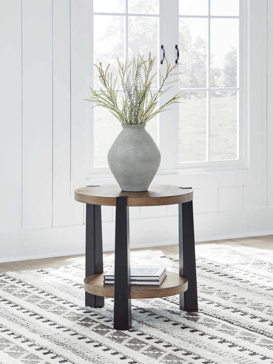 Cape Furniture Outlet - Ashley Furniture - Ridgester End Table - Round End Table - T518-6