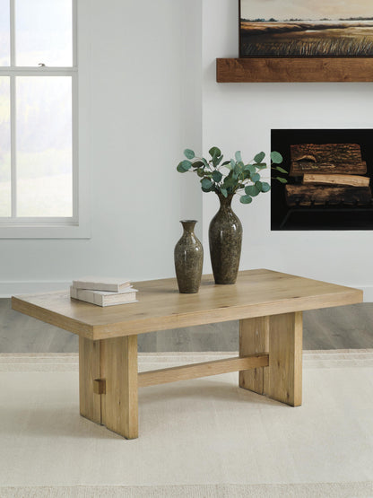 Cape Furniture Outlet - Ashley Furniture - Crendlin Coffee Table - Rectangular Cocktail Table - T537-1