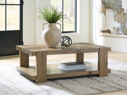 Cape Furniture Outlet - Ashley Furniture - Flangren Coffee Table - Rectangular Cocktail Table - T553-1