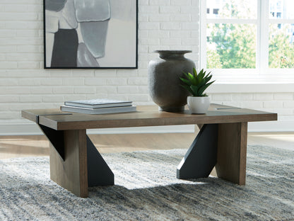 Cape Furniture Outlet - Ashley Furniture - Kandinew Coffee Table - Rectangular Cocktail Table - T554-1