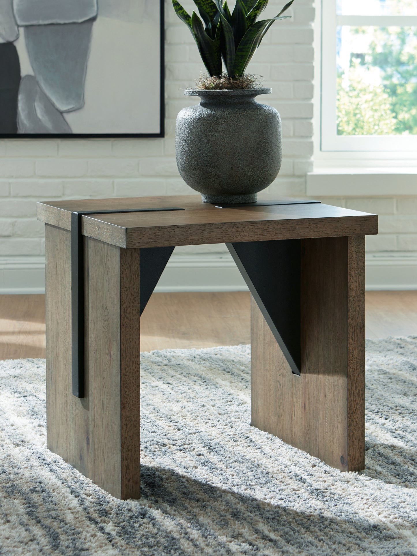 Cape Furniture Outlet - Ashley Furniture - Kandinew End Table - Square End Table - T554-2