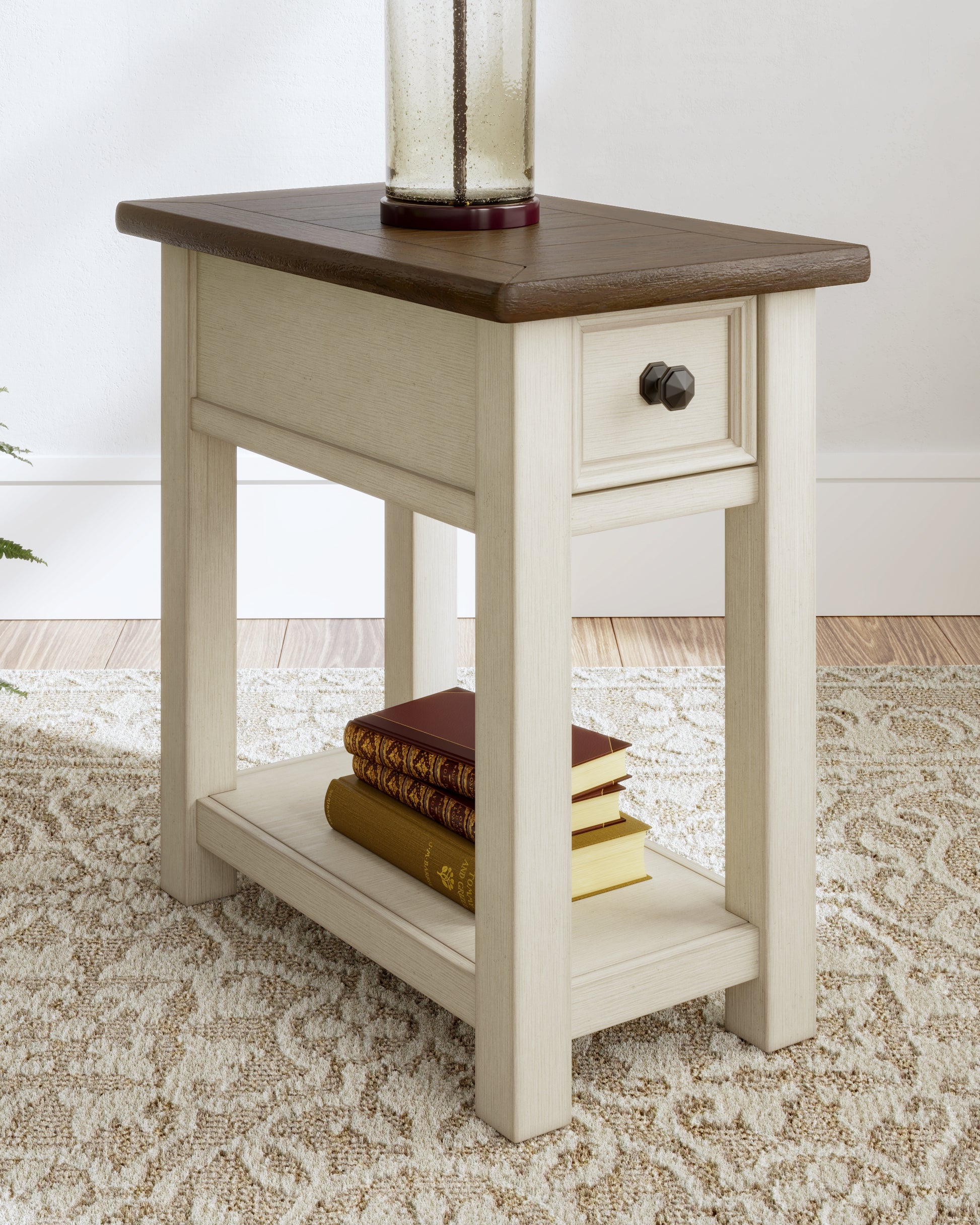 Cape Furniture Outlet - Ashley Furniture - Bolanburg Chairside End Table - Chair Side End Table / Two-tone - T637-107