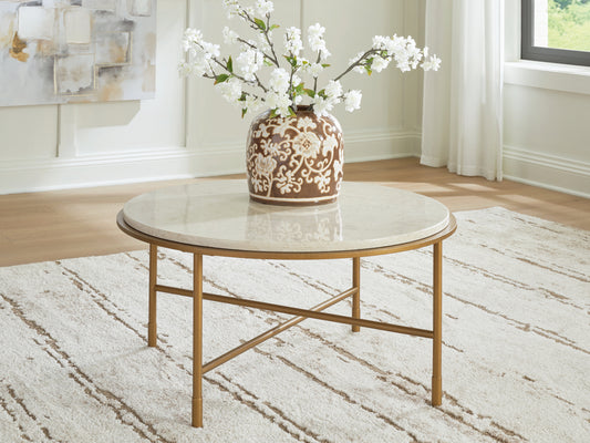 Cape Furniture Outlet - Ashley Furniture - Alben Coffee Table - Round Cocktail Table - T643-8