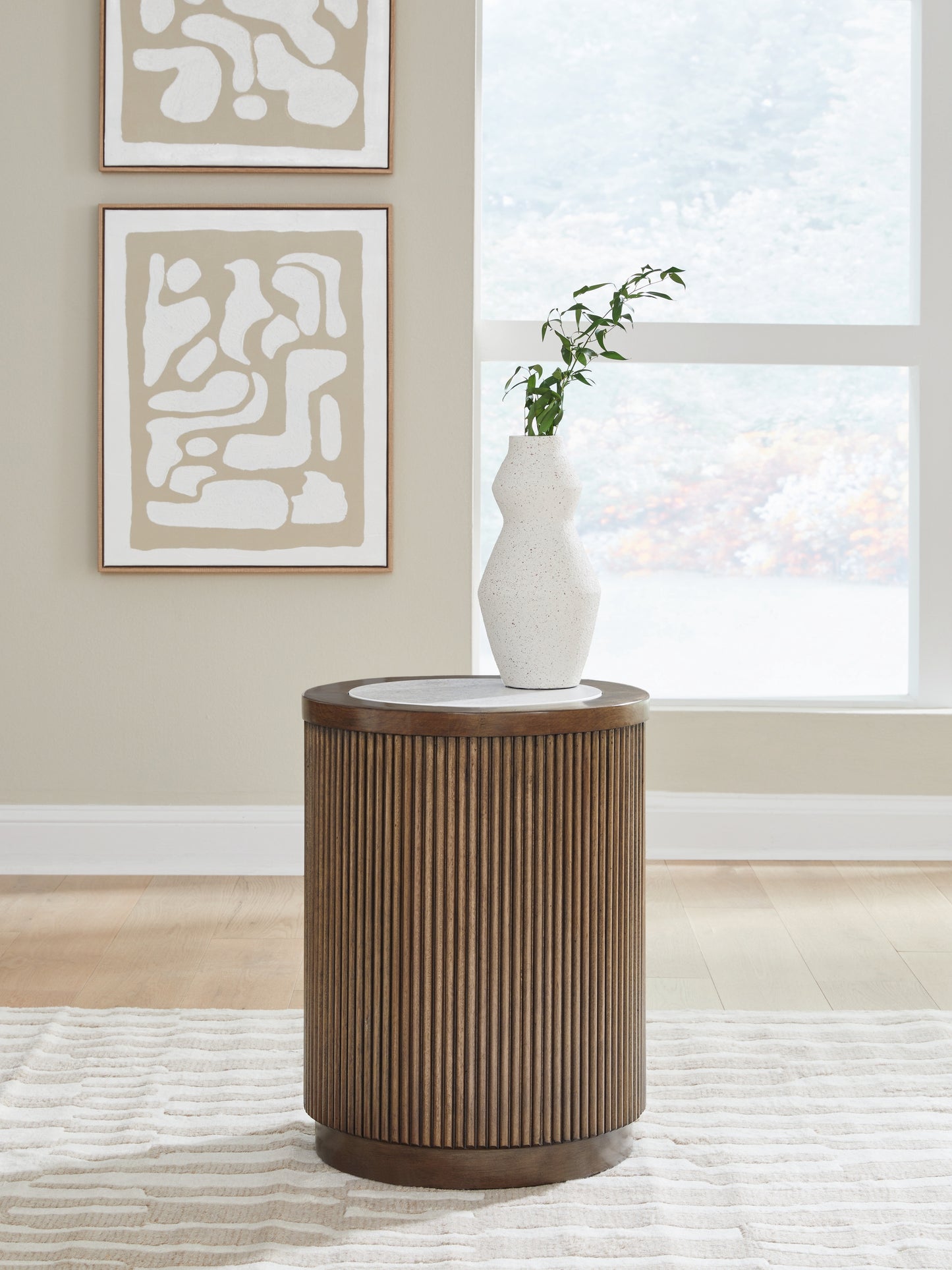 Cape Furniture Outlet - Ashley Furniture - Hadonna End Table - Round End Table - T658-6