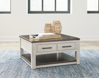 Cape Furniture Outlet - Ashley Furniture - Darborn Lift-Top Coffee Table - Lift Top Cocktail Table / Gray/Brown - T796-00
