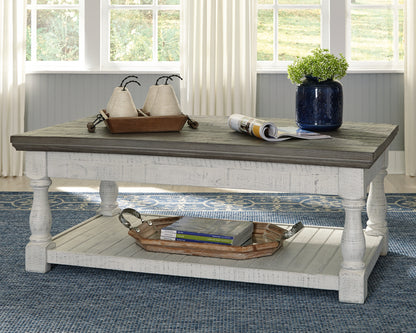 Cape Furniture Outlet - Ashley Furniture - Havalance Lift-Top Coffee Table - Lift Top Cocktail Table / White/Gray - T994-20