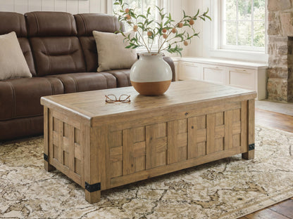 Cape Furniture Outlet - Ashley Furniture - Ridgester Lift-Top Coffee Table - Lift Top Cocktail Table - T858-9