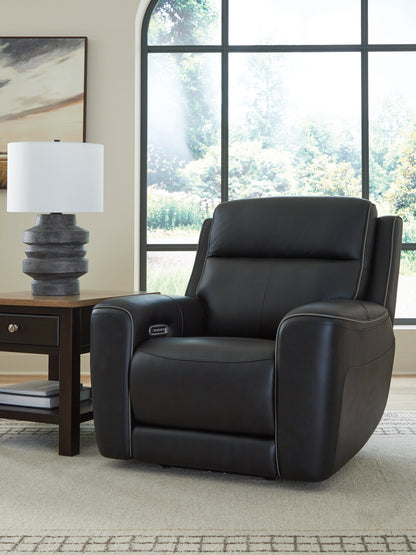 Cape Furniture Outlet - Ashley Furniture - 5Z-Comfort Living Room - PWR Recliner/ADJ Headrest / Onyx - PCU1090213