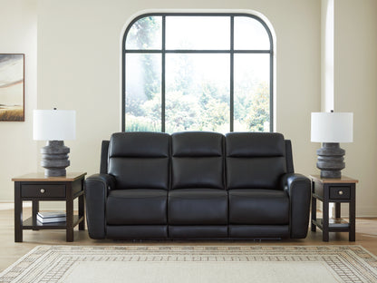 Cape Furniture Outlet - Ashley Furniture - 5Z-Comfort Living Room - PWR REC Sofa with ADJ Headrest / Onyx - PCU1090215