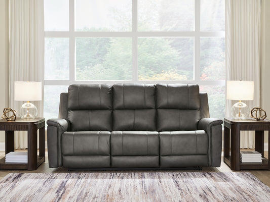 Cape Furniture Outlet - Ashley Furniture - Bleckley Living Room - PWR REC Sofa with ADJ Headrest - PCU1200015