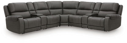 Cape Furniture Outlet - Ashley Furniture - 5Z - Pittson Sectional - 7-Piece Power Reclining Sectional - PCU12600S10
