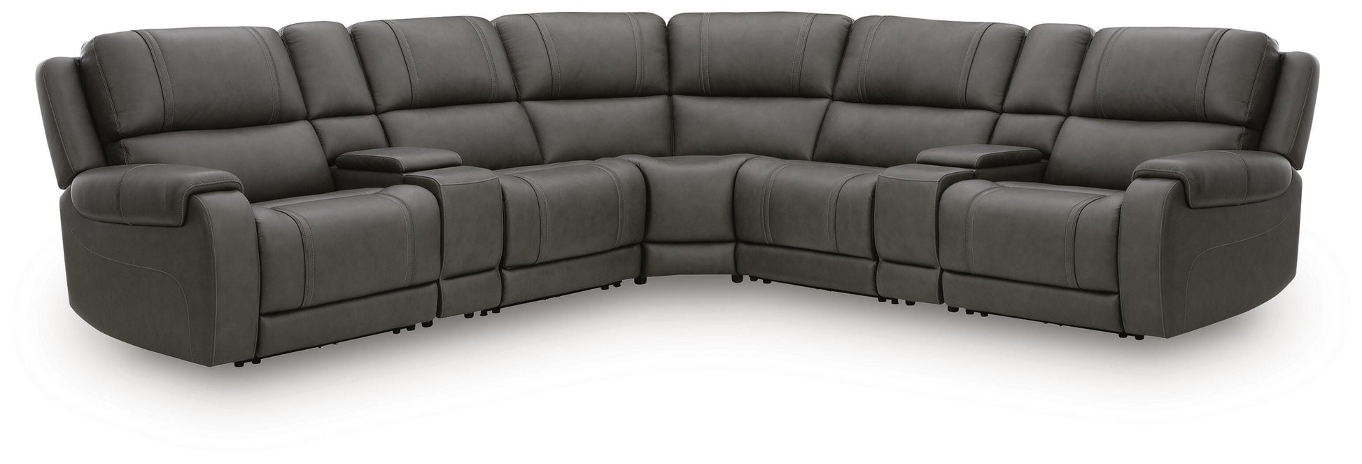Cape Furniture Outlet - Ashley Furniture - 5Z - Pittson Sectional - 7-Piece Power Reclining Sectional - PCU12600S11
