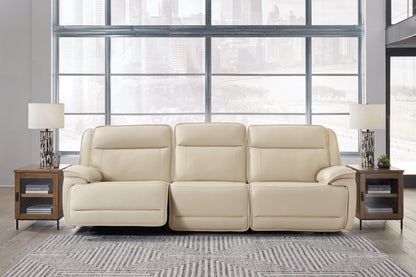 Cape Furniture Outlet - Ashley Furniture - Double Deal Sectional - 3-Piece Power Reclining Sofa Sectional / Almond - U13001S5