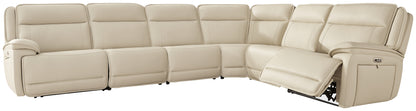 Cape Furniture Outlet - Ashley Furniture - Double Deal Sectional - 6-Piece Reclining Sectional / Almond - U13001S7