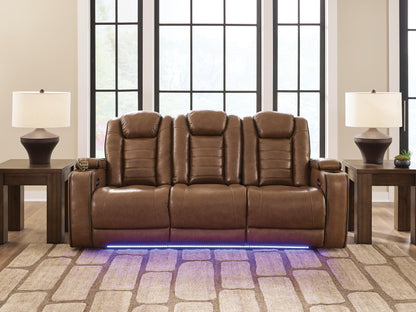 Cape Furniture Outlet - Ashley Furniture - Gruaro Living Room - PWR REC Sofa with ADJ Headrest - PCU1420015