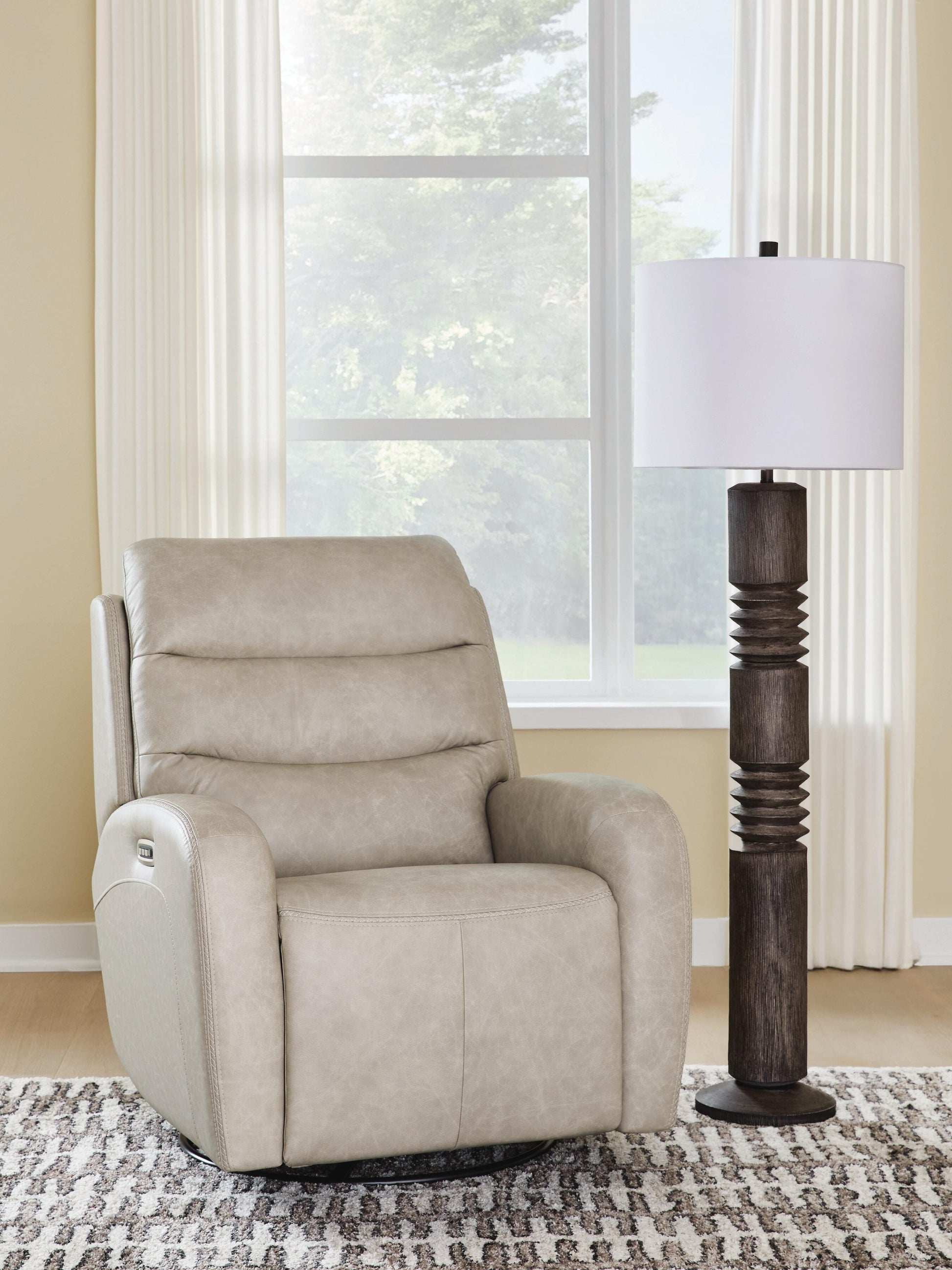 Cape Furniture Outlet - Ashley Furniture - Motion-Max Living Room - Swivel Glider Power Recliner - PCU1550095