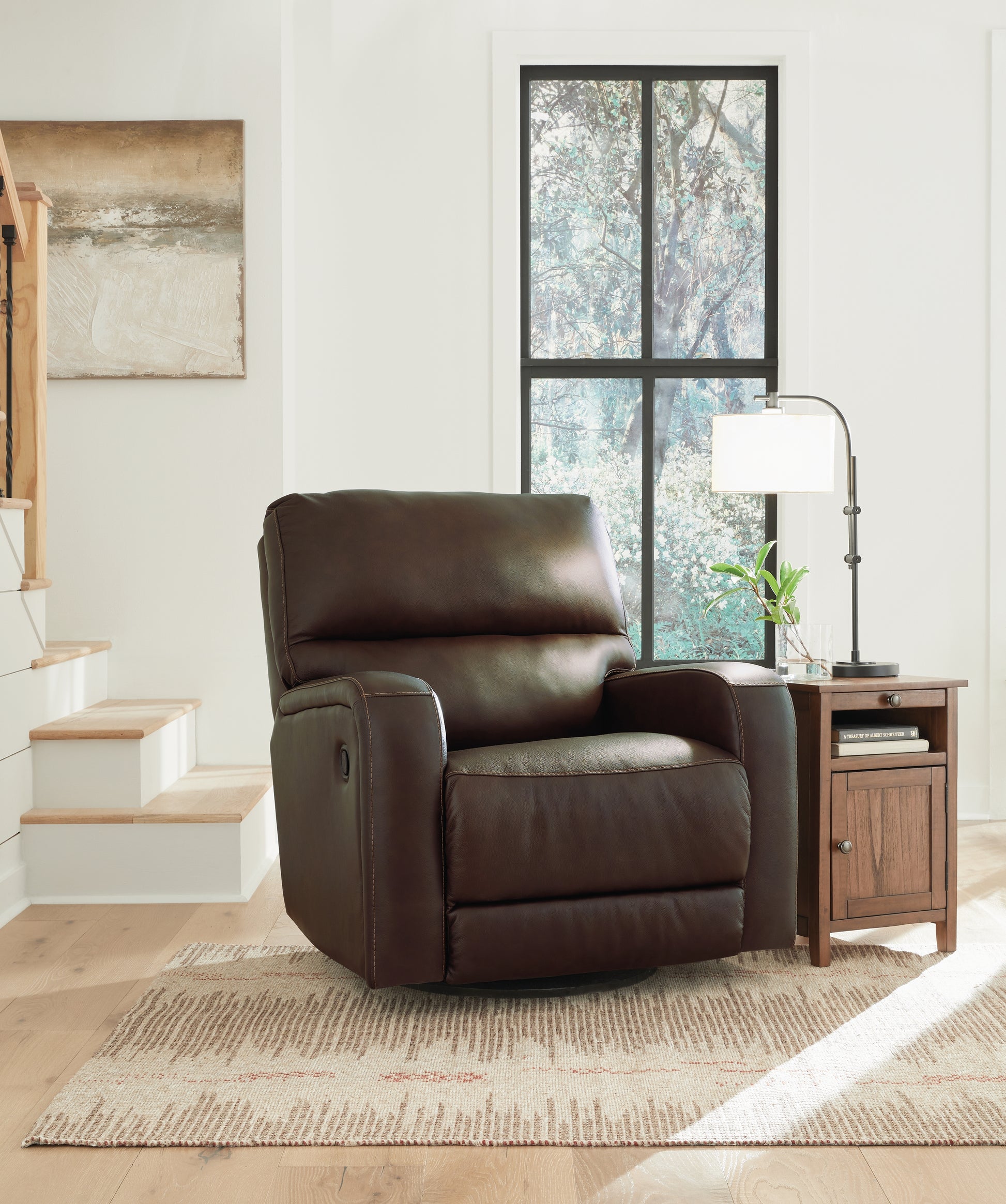 Cape Furniture Outlet - Ashley Furniture - Emberla Living Room - Swivel Glider Recliner / Coffee - U4480561