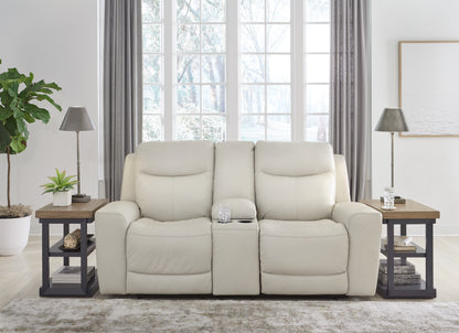 Cape Furniture Outlet - Ashley Furniture - Mindanao Living Room - PWR REC Loveseat/CON/ADJ HDRST / Coconut - U5950518