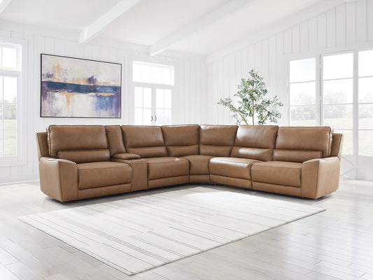 Cape Furniture Outlet - Ashley Furniture - DeepWakes Sectional - 6-Piece Reclining Sectional with Storage Console - PCU62606S36