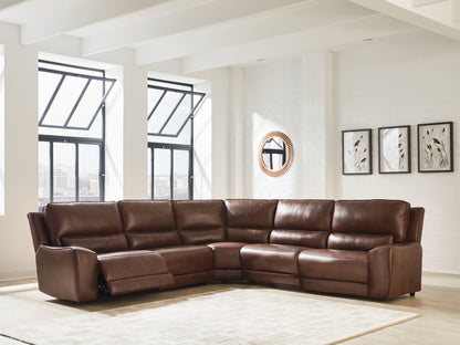 Cape Furniture Outlet - Ashley Furniture - DeepWakes Sectional - 5-Piece Power Reclining Sectional / Canyon - PCU62607S8