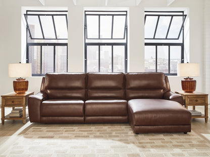 Cape Furniture Outlet - Ashley Furniture - DeepWakes Sectional - 3-Piece Reclining Sofa Chaise / Canyon - PCU62607S22