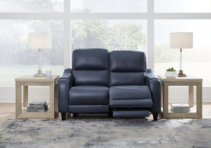 Cape Furniture Outlet - Ashley Furniture - Mercomatic Living Room - PWR REC Loveseat/ADJ Headrest / Ocean - U7531114