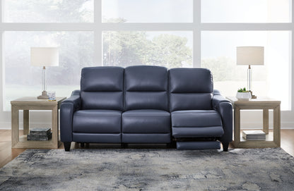 Cape Furniture Outlet - Ashley Furniture - Mercomatic Living Room - PWR REC Sofa with ADJ Headrest / Ocean - U7531115