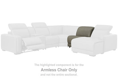 Cape Furniture Outlet - Ashley Furniture - Correze Sectional - Armless Chair / Gray - U9420246