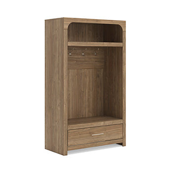 Cape Furniture Outlet - Ashley Furniture - Dovander Hall Tree with Storage Bench - Hall Tree with Storage Bench - W1121-79