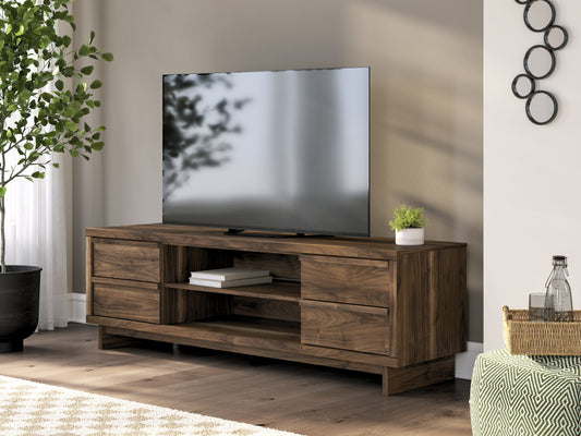 Cape Furniture Outlet - Ashley Furniture - Zadilyn 72" TV Stand - 72" / Brown - W3367-68