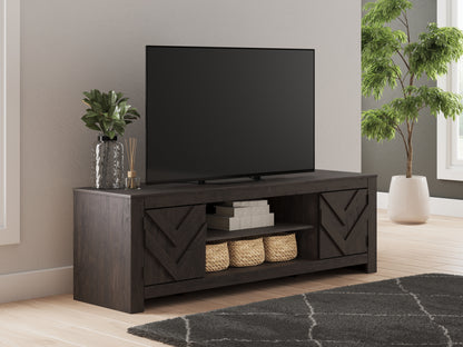Cape Furniture Outlet - Ashley Furniture - Cayboni TV Stand - 71" / Black - W3789-68
