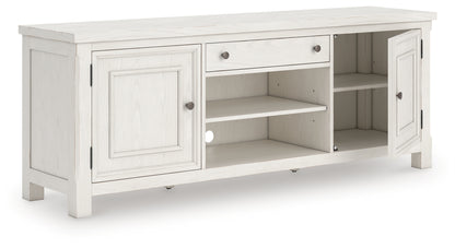 Cape Furniture Outlet - Ashley Furniture - Robbinsdale 72" TV Stand - 72" / Antique White - W742-68