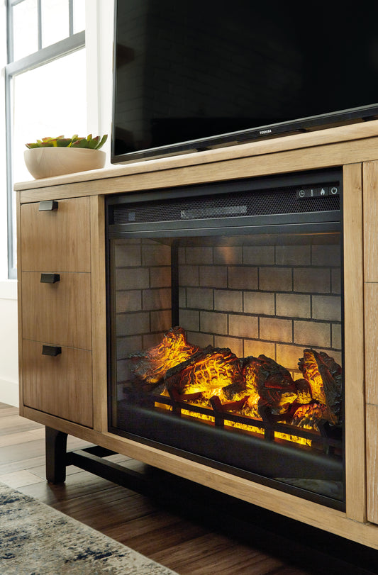 Cape Furniture Outlet - Ashley Furniture - Entertainment Accessories Electric Infrared Fireplace Insert - Electric Infrared Fireplace Insert / Black - W100-121